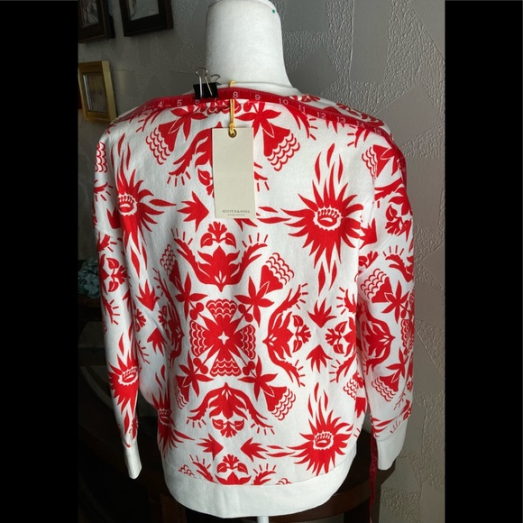 Scotch and Soda Women Crewneck Graphic Sweatshirt NWT - Picture 11 of 11